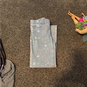 The Children's Place Blue Jeans with Fun Pattern